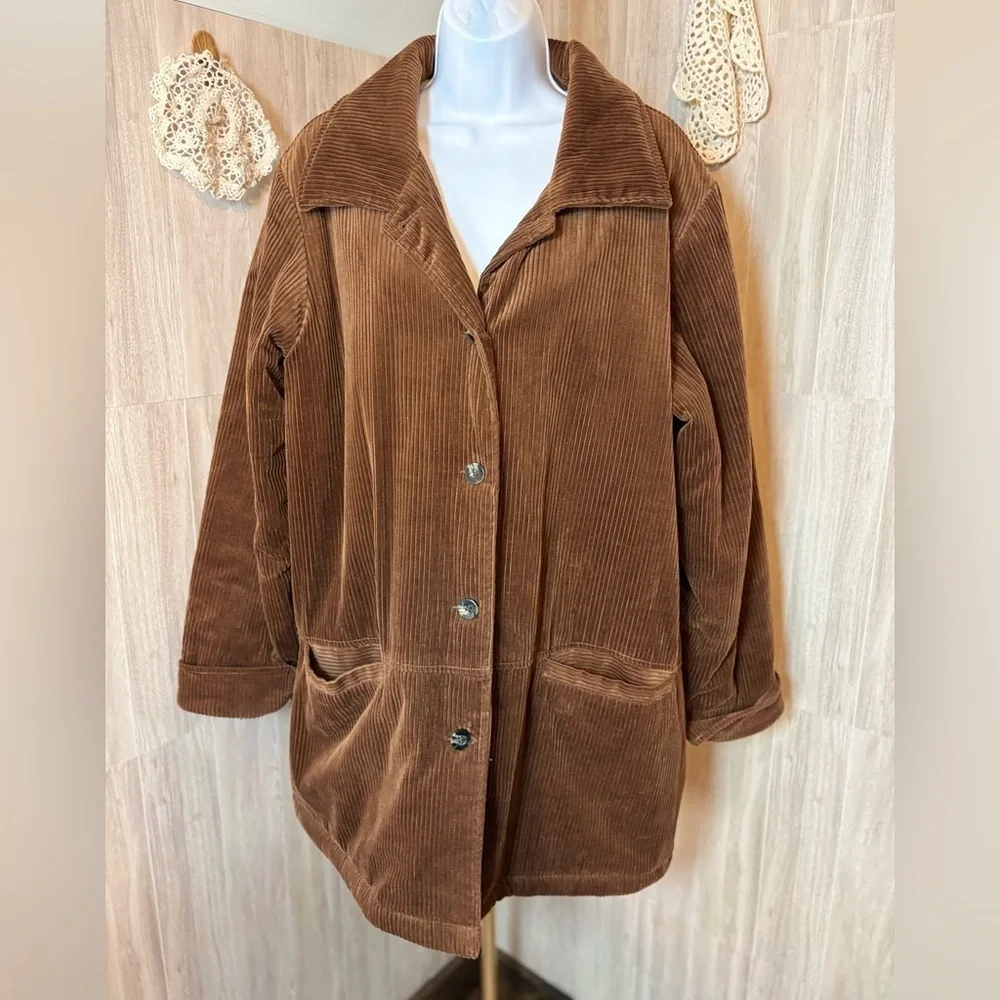 Blair Corduroy Jacket Coat with Sherpa Lining
